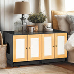 Double Cat Litter Box Enclosure: Stylish and Functional Furniture for Two Cats by CABINSGATE SMART FURNITURE