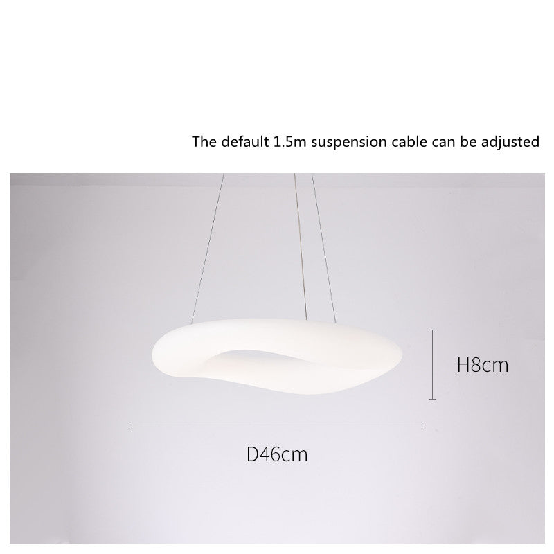 Italian Designer Nordic Chandelier Modern Minimalist Creative Living Room Lamps Round Ring Dining Room Bedroom Chandelier by CABINSGATE SMART FURNITURE