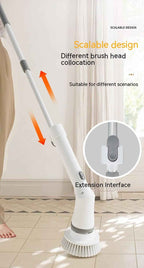 Electric Cleaning Scrubber Brush: Effortless Multi-Surface Cleaning Made Easy by CABINSGATE SMART FURNITURE