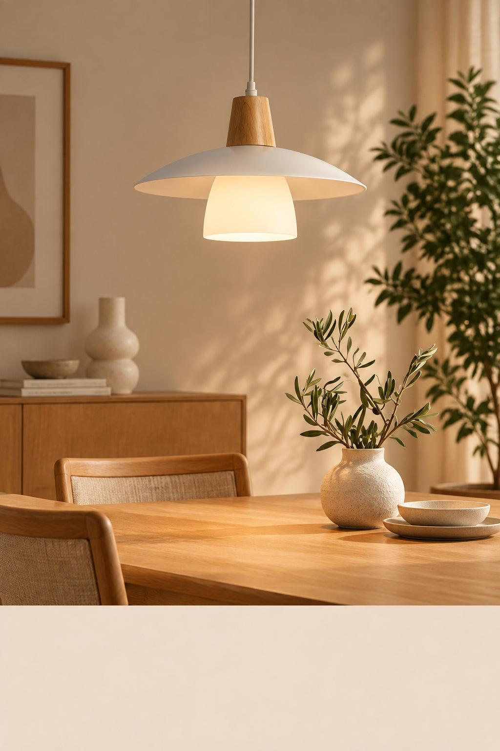 Creative Japanese-style Solid-wood Lighting Fixtures Perfect For Bedroom Bedside Tables by CABINSGATE SMART FURNITURE