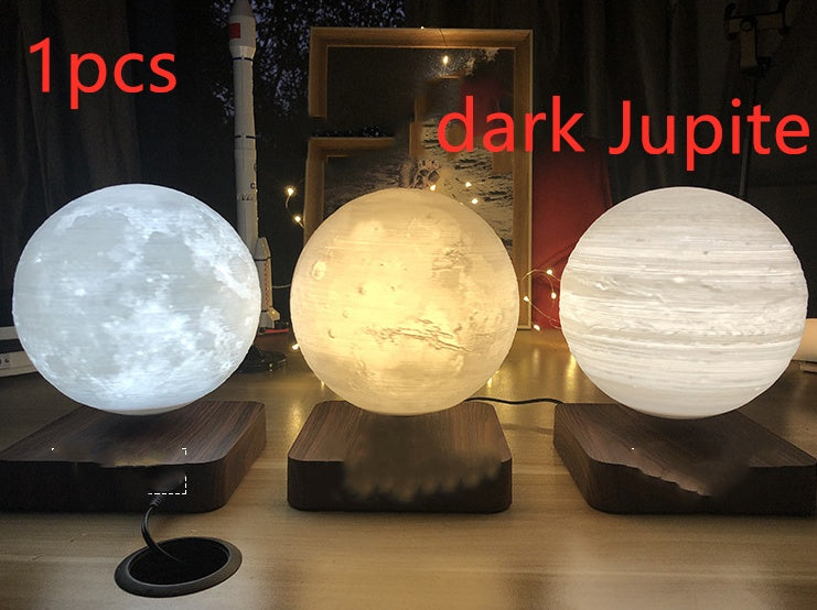 Transform Your Space with the Magnetic Levitation Moon Lamp - 3D Printed Planet Night Light
