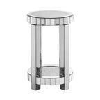 Crystal Inlaid Mirror Round Table by CABINSGATE SMART FURNITURE
