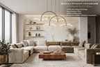 Modern Minimalist Bedroom Showroom Window Seagull Led Chandelier by CABINSGATE SMART FURNITURE