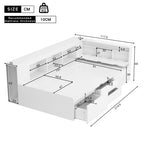 Multifunctional Children's Bed: Stylish Storage Solution for Growing Kids by CABINSGATE SMART FURNITURE