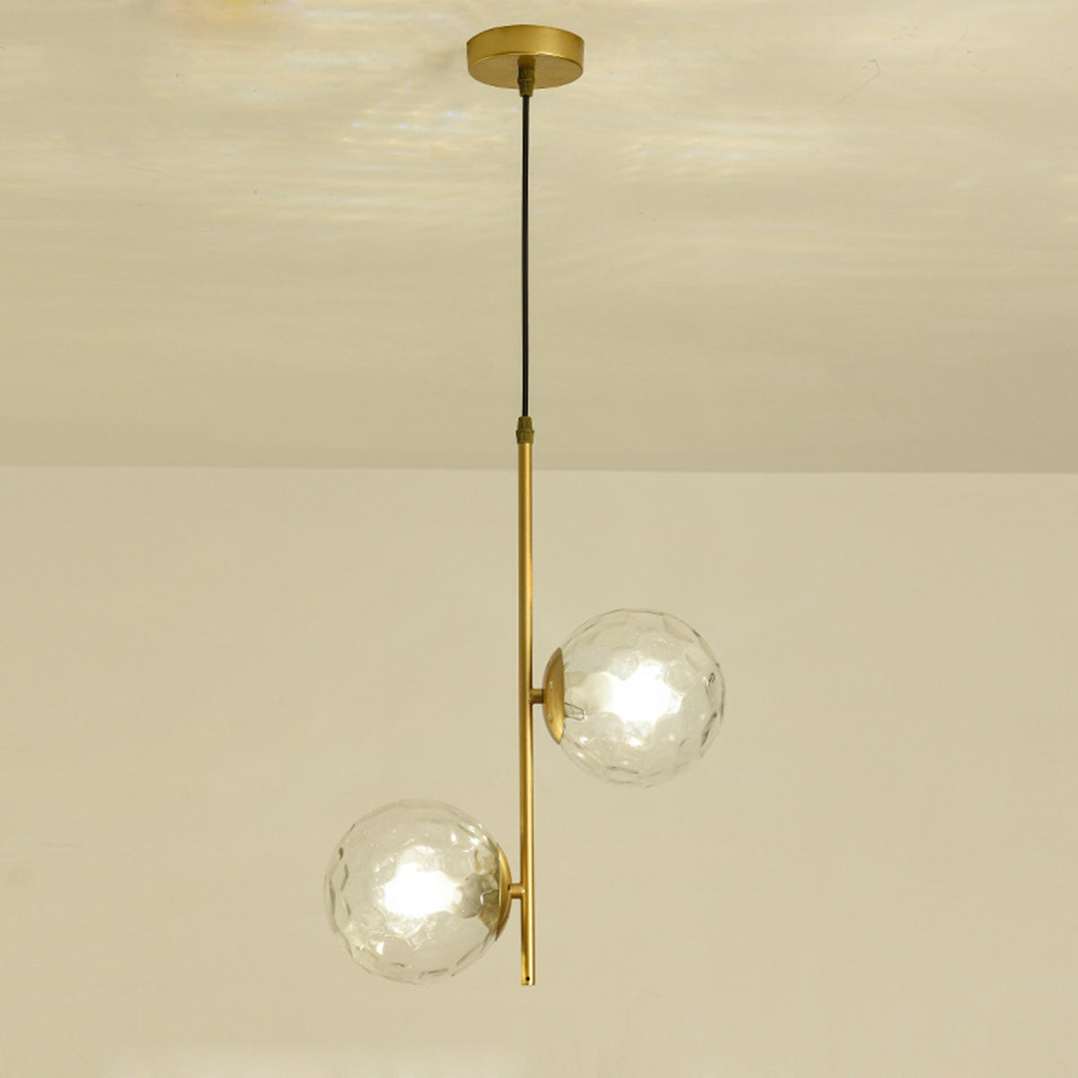 Modern Double-headed LED Chandelier, Bedroom Bedside Chandelier by CABINSGATE SMART FURNITURE