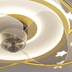 Transform Your Space with Our Nordic Bedroom Decor LED Ceiling Fan by CABINSGATE SMART FURNITURE