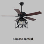Transform Your Space with Our Retro Industrial Ceiling Fan Lamp by CABINSGATE SMART FURNITURE