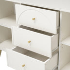 Transform Your Space with the Adjustable Sideboard Cabinet - A Perfect Blend of Style and Functionality by CABINSGATE SMART FURNITURE