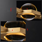 Full Copper Crystal Minimalist Living Room Dining Room Chandelier by CABINSGATE SMART FURNITURE