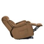 Lift Chair Recliner For Elderly Power Remote Control Recliner Sofa Relax Soft Chair Anti-skid Australia Cashmere Fabric Furniture Living Room Brown by CABINSGATE SMART FURNITURE