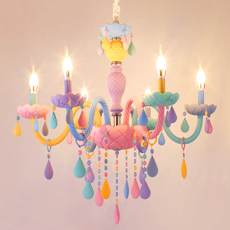 Illuminate Your Space with Macaron Crystal Pendant Lamps by CABINSGATE SMART FURNITURE