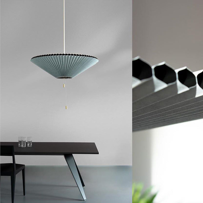Modern Nordic Living Room Dining Room Pleated Deformation Chandelier by CABINSGATE SMART FURNITURE