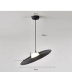 Creative Small Flying Disk Pendant Light, Modern Minimalist Restaurant Bar Chandelier by CABINSGATE SMART FURNITURE