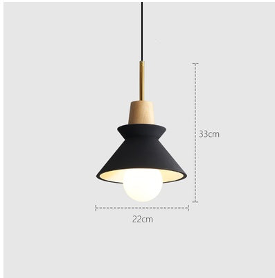 Creative Modern Danish Minimalist Bedroom Bedside Small Chandelier by CABINSGATE SMART FURNITURE