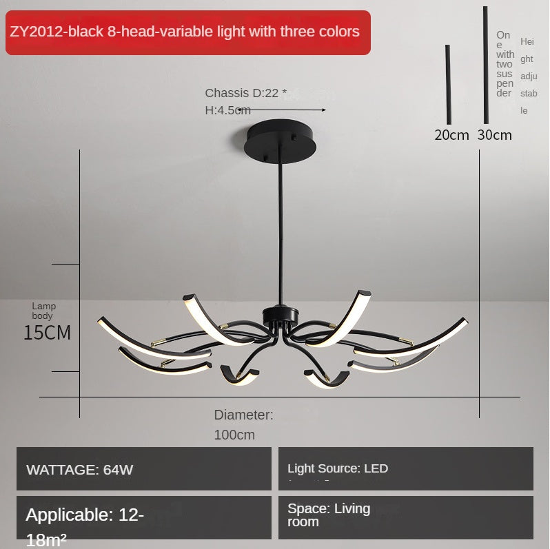 Modern Creative Personality Nordic Simplicity Chandelier by CABINSGATE SMART FURNITURE