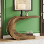 Transform Your Space with the Curved Console Accent Table by CABINSGATE SMART FURNITURE