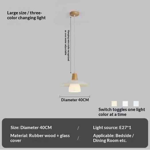 Creative Japanese-style Solid-wood Lighting Fixtures Perfect For Bedroom Bedside Tables