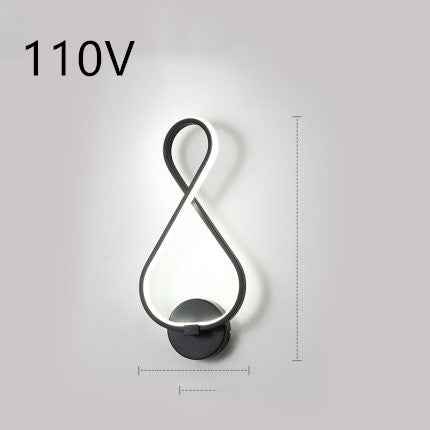 Nordic Minimalist LED Wall Lamp – Transform Your Bedroom Ambiance by CABINSGATE SMART FURNITURE