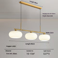 Simple Modern Bedroom Light Cream Style Persimmon Chandelier by CABINSGATE SMART FURNITURE