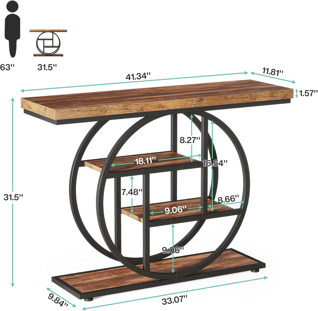 Chic Modern Console Table for Stylish Entryways and Living Spaces by CABINSGATE SMART FURNITURE