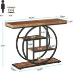 Chic Modern Console Table for Stylish Entryways and Living Spaces by CABINSGATE SMART FURNITURE