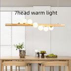 Chandelier Solid Wood Modern Minimalist Log by CABINSGATE SMART FURNITURE