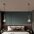 Luxury Crystal Copper Rotating Stairs Chandelier, Simple Modern Light by CABINSGATE SMART FURNITURE