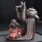 Elevate Your Experience with Our Ebony Ceremony Tea Set by CABINSGATE SMART FURNITURE