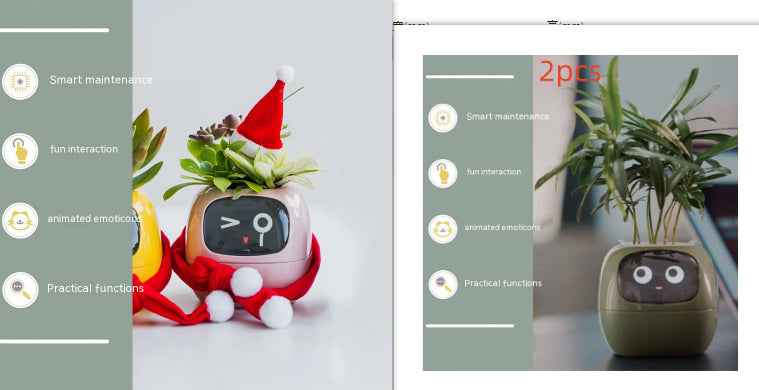 Smart Planter for Easy Plant Care: Enjoy Effortless Gardening with 49 Fun Expressions