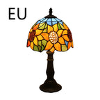 Enhance Your Space with the Retro Yellow Glass Bedside Lamp by CABINSGATE SMART FURNITURE