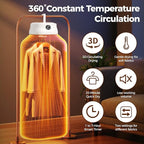 Portable Electric Clothes Dryer - Fast, Compact, and Travel-Friendly Laundry Solution by CABINSGATE SMART FURNITURE