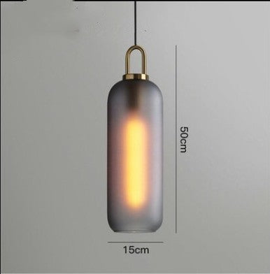 Nordic Simple Modern Glass Ball Chandelier Milk Tea Shop Clear Bar Restaurant Chandelier by CABINSGATE SMART FURNITURE