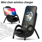 Portable Wireless Charger Mini Chair: Your Effortless Charging Companion by CABINSGATE SMART FURNITURE