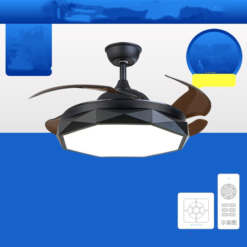 Simple Multifunctional Living Room Chandelier With Fan by CABINSGATE SMART FURNITURE