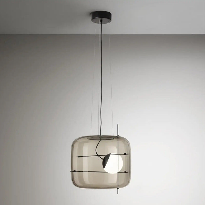 Creative Art Modern Minimalist Glass Bedroom Bedside Chandelier by CABINSGATE SMART FURNITURE