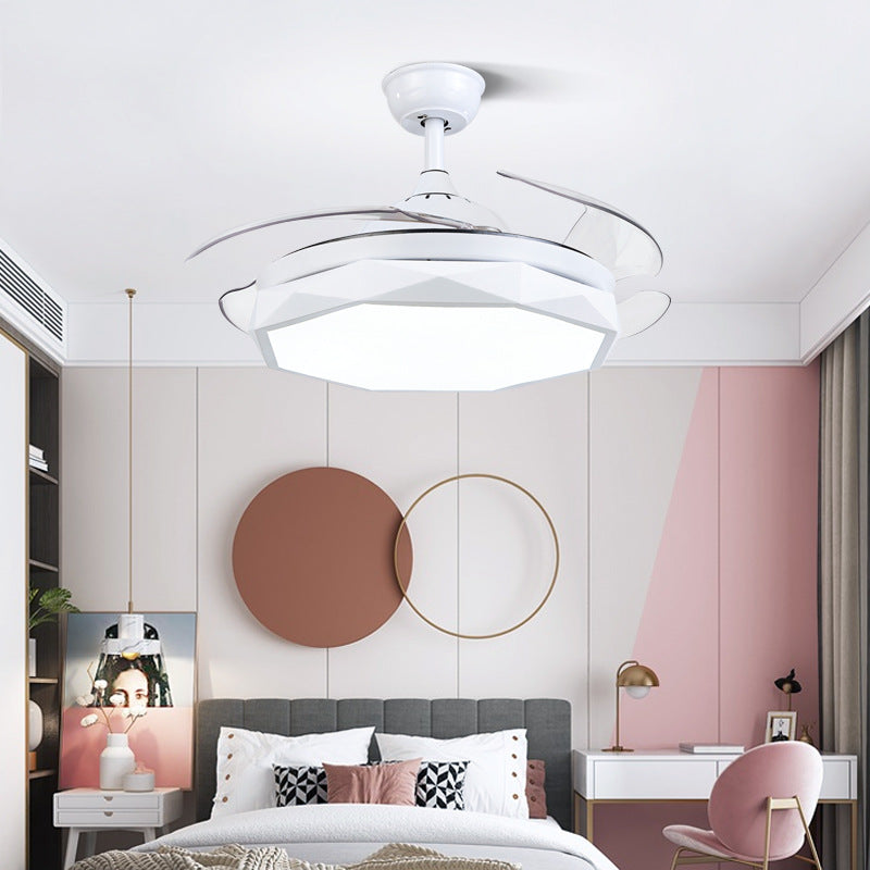 Simple Multifunctional Living Room Chandelier With Fan by CABINSGATE SMART FURNITURE
