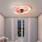 Intelligent Simple Ceiling Fan Chandelier with Remote Control by CABINSGATE SMART FURNITURE