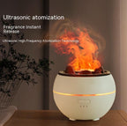 Flame Aroma Diffuser: Elevate Your Space with Soothing Aromatherapy and Humidity by CABINSGATE SMART FURNITURE