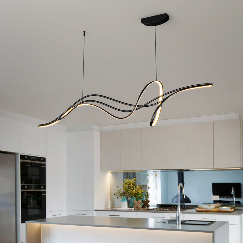 Dining Room Chandelier Modern Minimalist Creative Abstract Lamps by CABINSGATE SMART FURNITURE