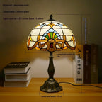 Enhance Your Space with the Retro Yellow Glass Bedside Lamp by CABINSGATE SMART FURNITURE