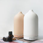 Elevate Your Space with Our Ceramic Aroma Diffuser - Ultrasonic Humidifier in 5 Beautiful Colors by CABINSGATE SMART FURNITURE
