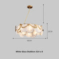 Modern Minimalist Restaurant Table Bar Glass Chandelier by CABINSGATE SMART FURNITURE