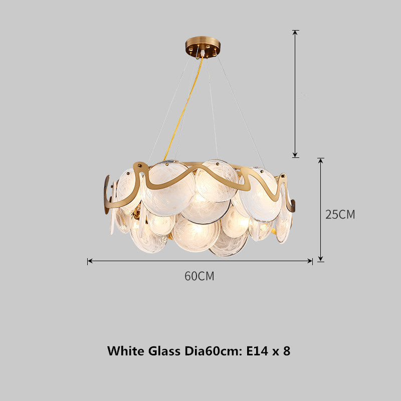 Modern Minimalist Restaurant Table Bar Glass Chandelier by CABINSGATE SMART FURNITURE