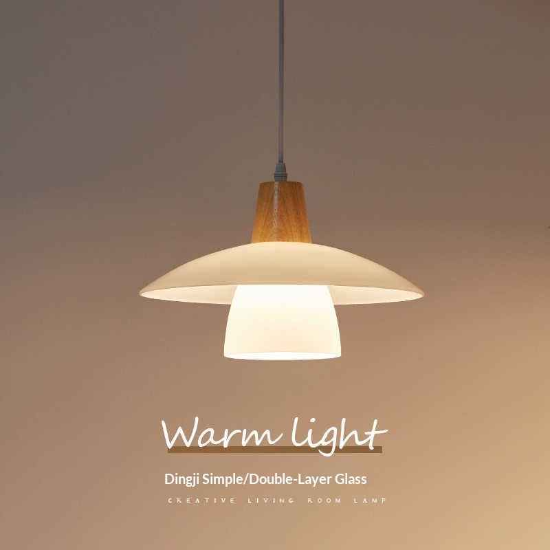 Creative Japanese-style Solid-wood Lighting Fixtures Perfect For Bedroom Bedside Tables