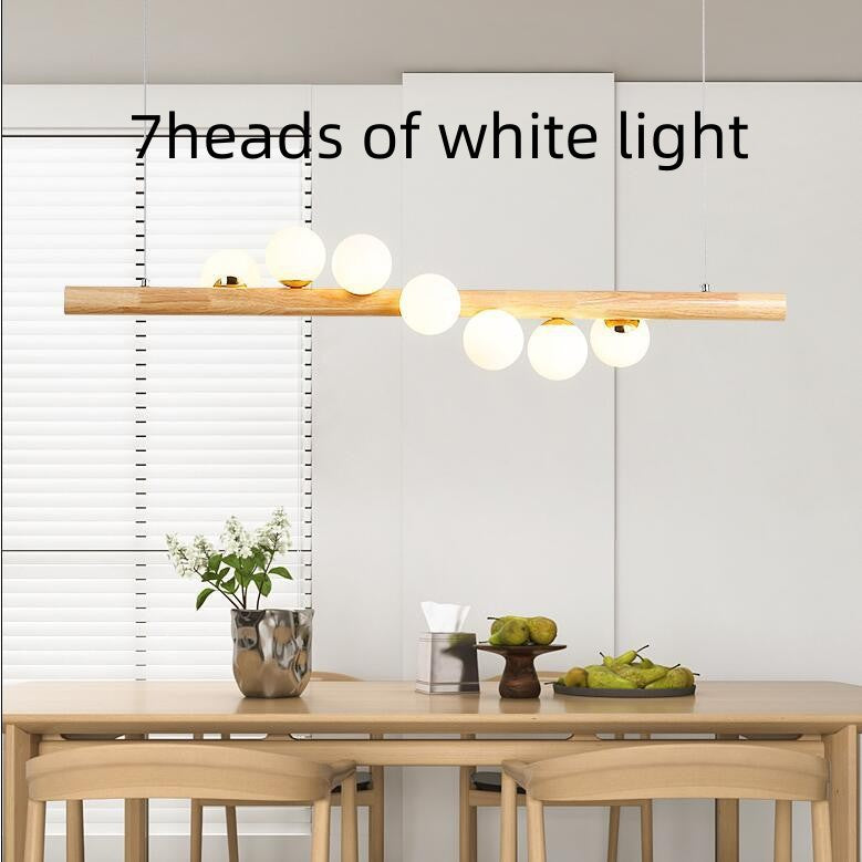 Chandelier Solid Wood Modern Minimalist Log by CABINSGATE SMART FURNITURE