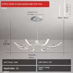 Modern Creative Personality Nordic Simplicity Chandelier by CABINSGATE SMART FURNITURE