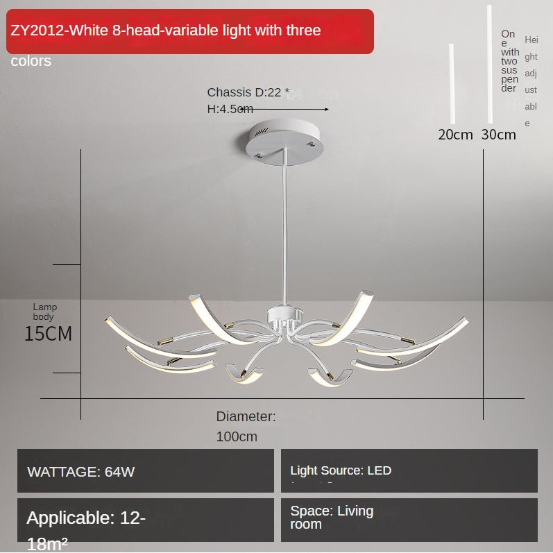 Modern Creative Personality Nordic Simplicity Chandelier by CABINSGATE SMART FURNITURE
