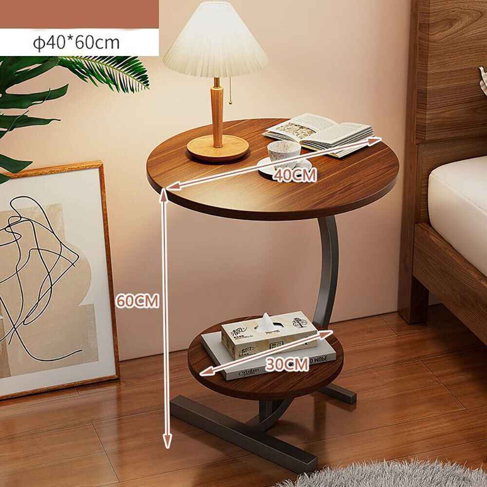 Side Table C Shaped For Sofa Coffee End Tables For Living Room Bedside Tables
