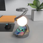 Rotating Moon Desk Lamp: Elevate Your Space with Elegant Wireless Charging by CABINSGATE SMART FURNITURE