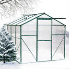 Polycarbonate Greenhouse,6X8 Ft Heavy Duty Walk-in Plant Garden Greenhouse For Backyard,Outdoor by CABINSGATE SMART FURNITURE